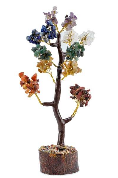 7 Chakra Natural Gemstone Crystal Tree