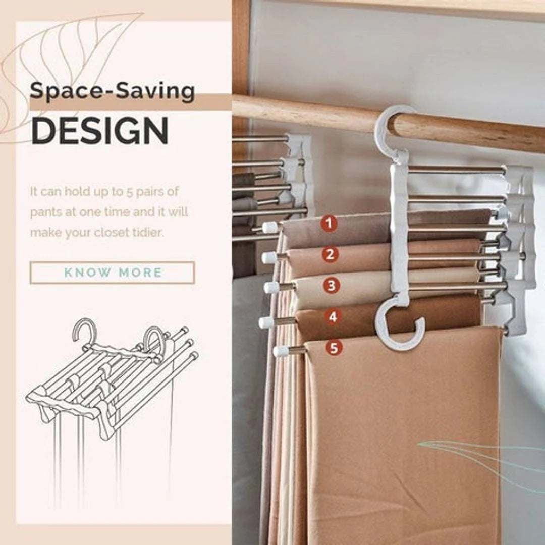 5 in 1  Foldable Hangers for Clothes