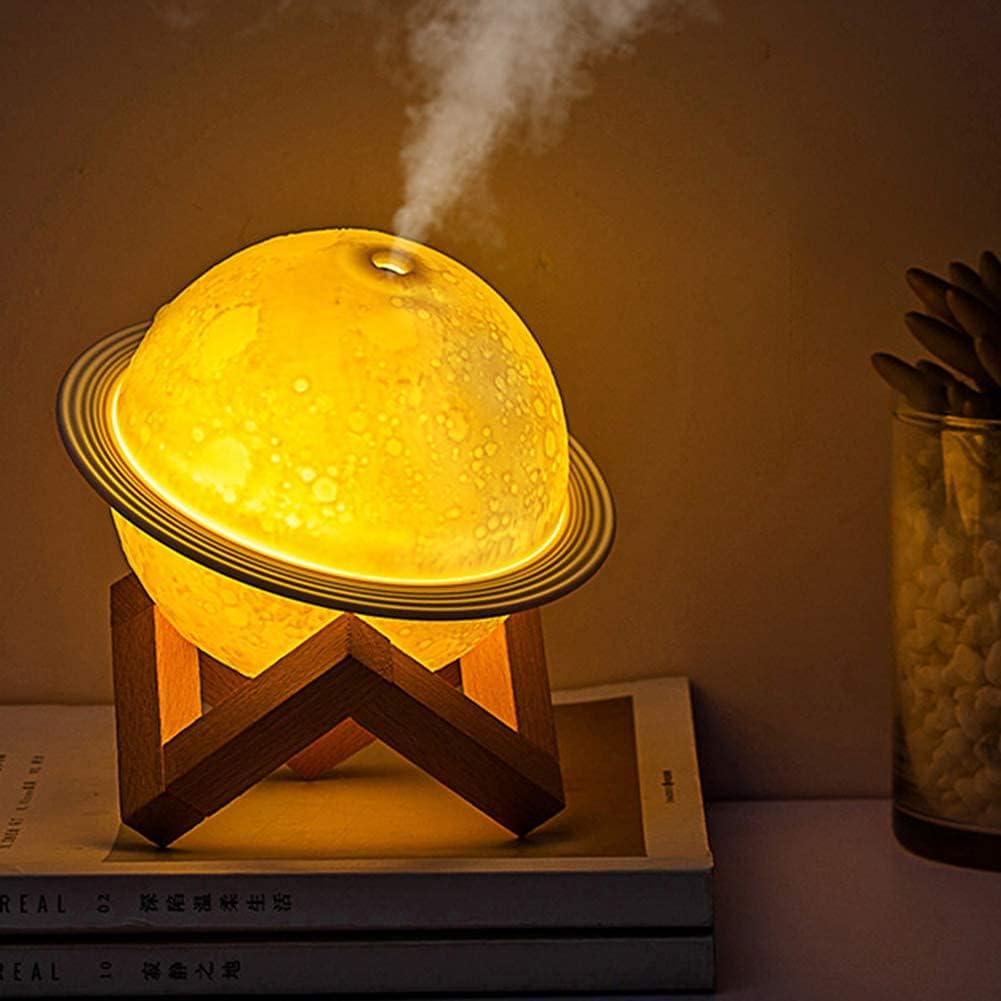 Celestial Glow Moon-Shaped Humidifier & Aroma Diffuser 2 in 1 (Lamp and Diffuser)