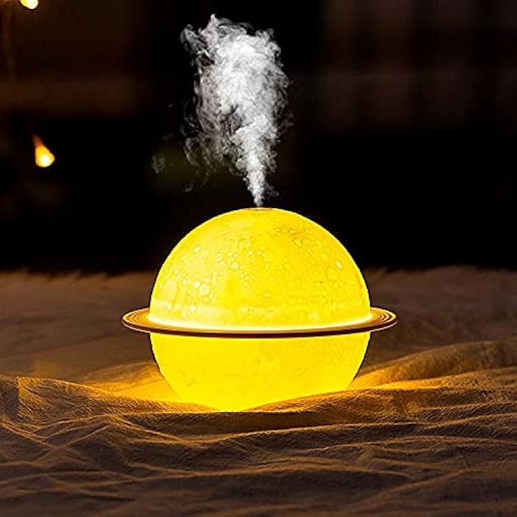 Celestial Glow Moon-Shaped Humidifier & Aroma Diffuser 2 in 1 (Lamp and Diffuser)