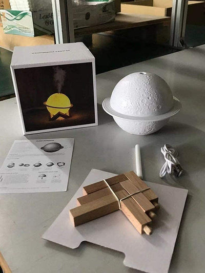 Celestial Glow Moon-Shaped Humidifier & Aroma Diffuser 2 in 1 (Lamp and Diffuser)