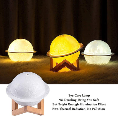 Celestial Glow Moon-Shaped Humidifier & Aroma Diffuser 2 in 1 (Lamp and Diffuser)