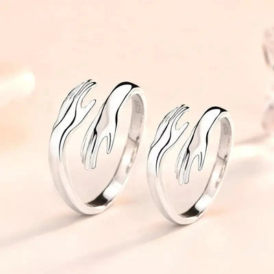 Silver Plated Hug Ring