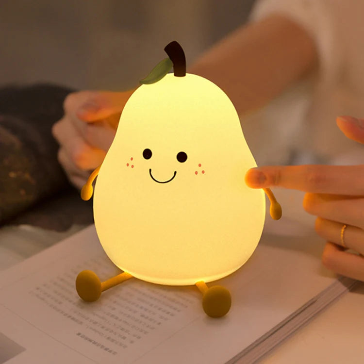 Pear Night Light Lamp (Raksha Bandhan Special Sale)