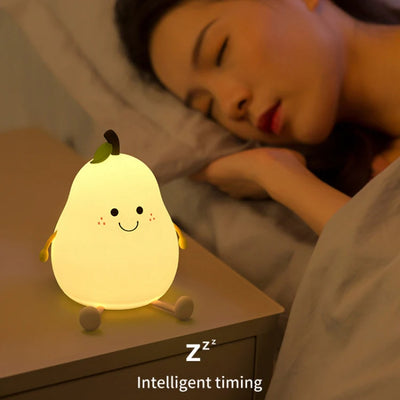 Pear Night Light Lamp (Raksha Bandhan Special Sale)