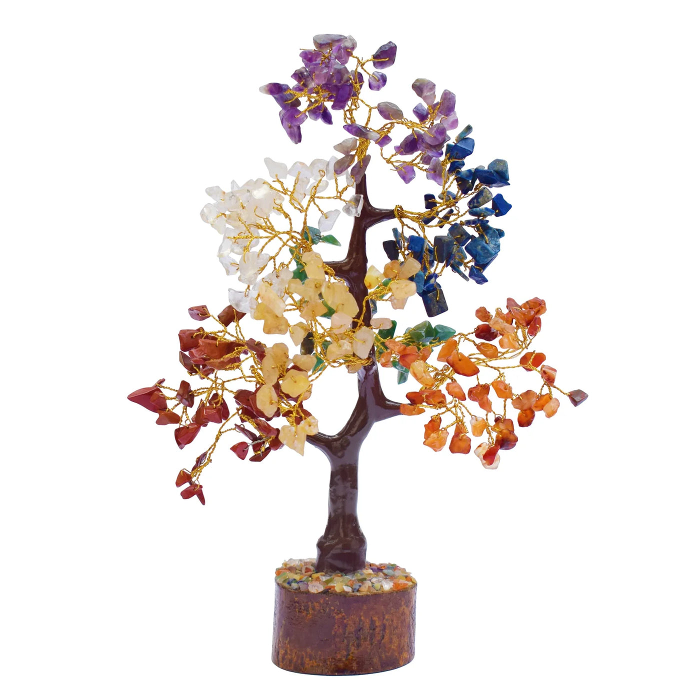 7 Chakra Natural Gemstone Crystal Tree