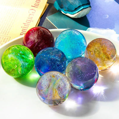 Aesthetic 3D Galaxy Crystal Ball Night Light Bundle