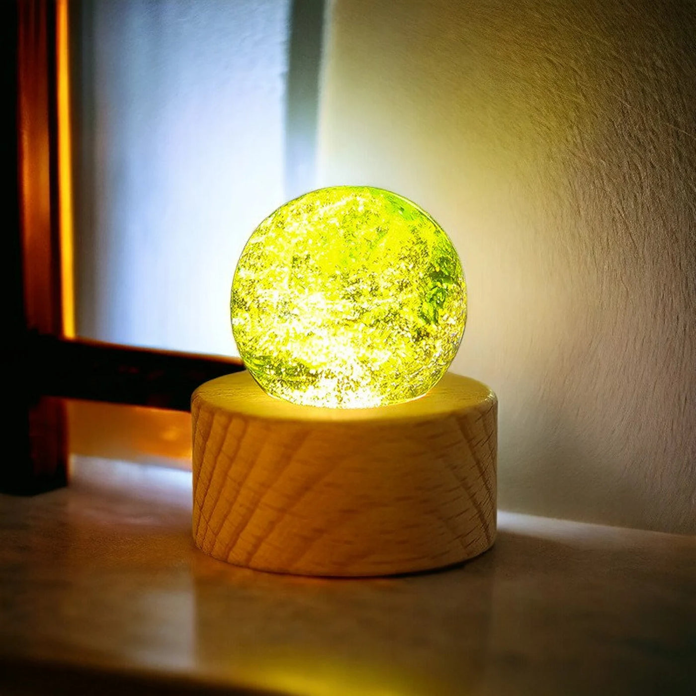 Aesthetic 3D Galaxy Crystal Ball Night Light Bundle