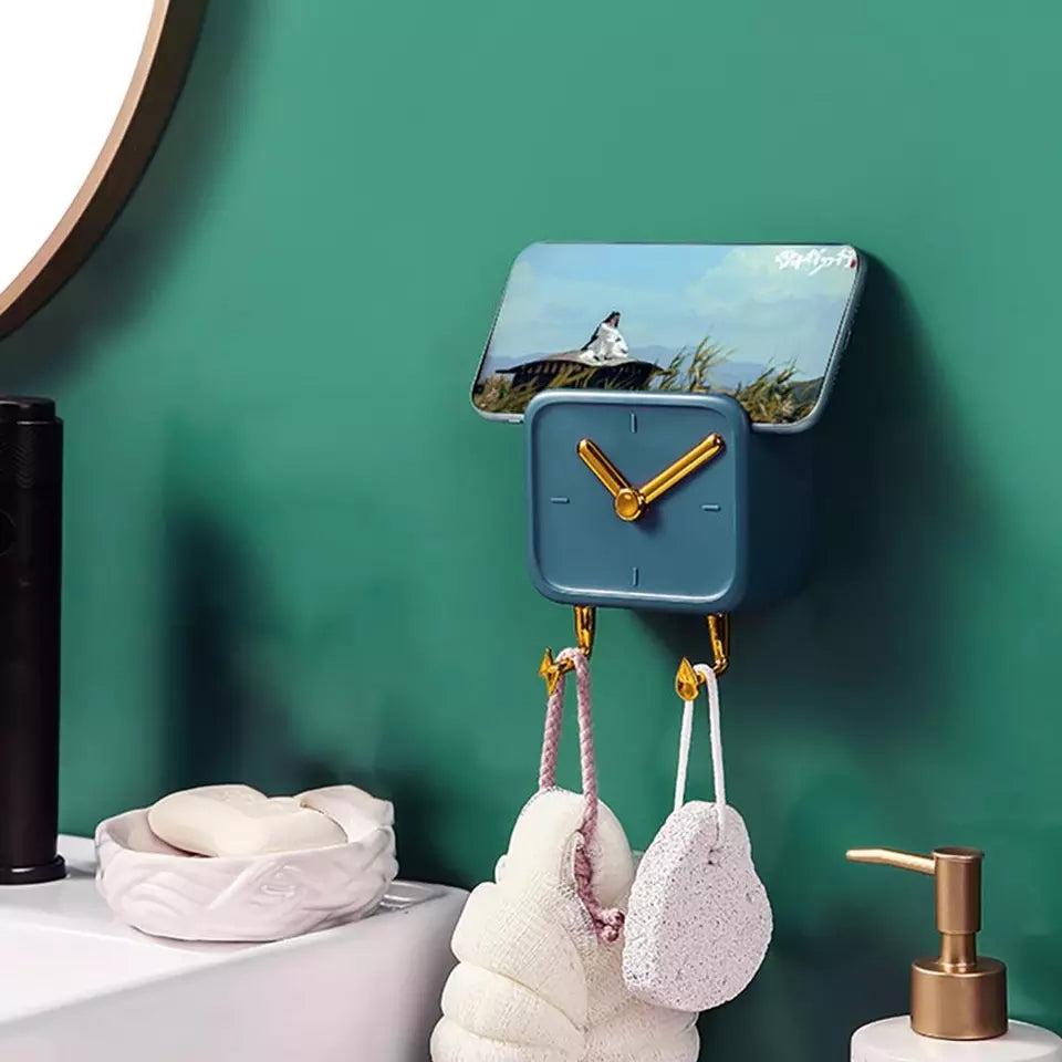 Clock Shaped Wall Mounted Storage Box